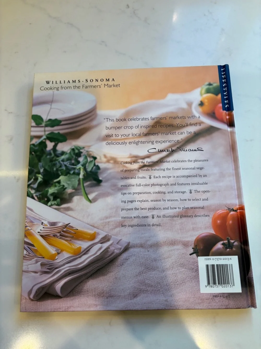 Williams Sonoma Farmers' Market Cookbook - Multicolor Produce Cover